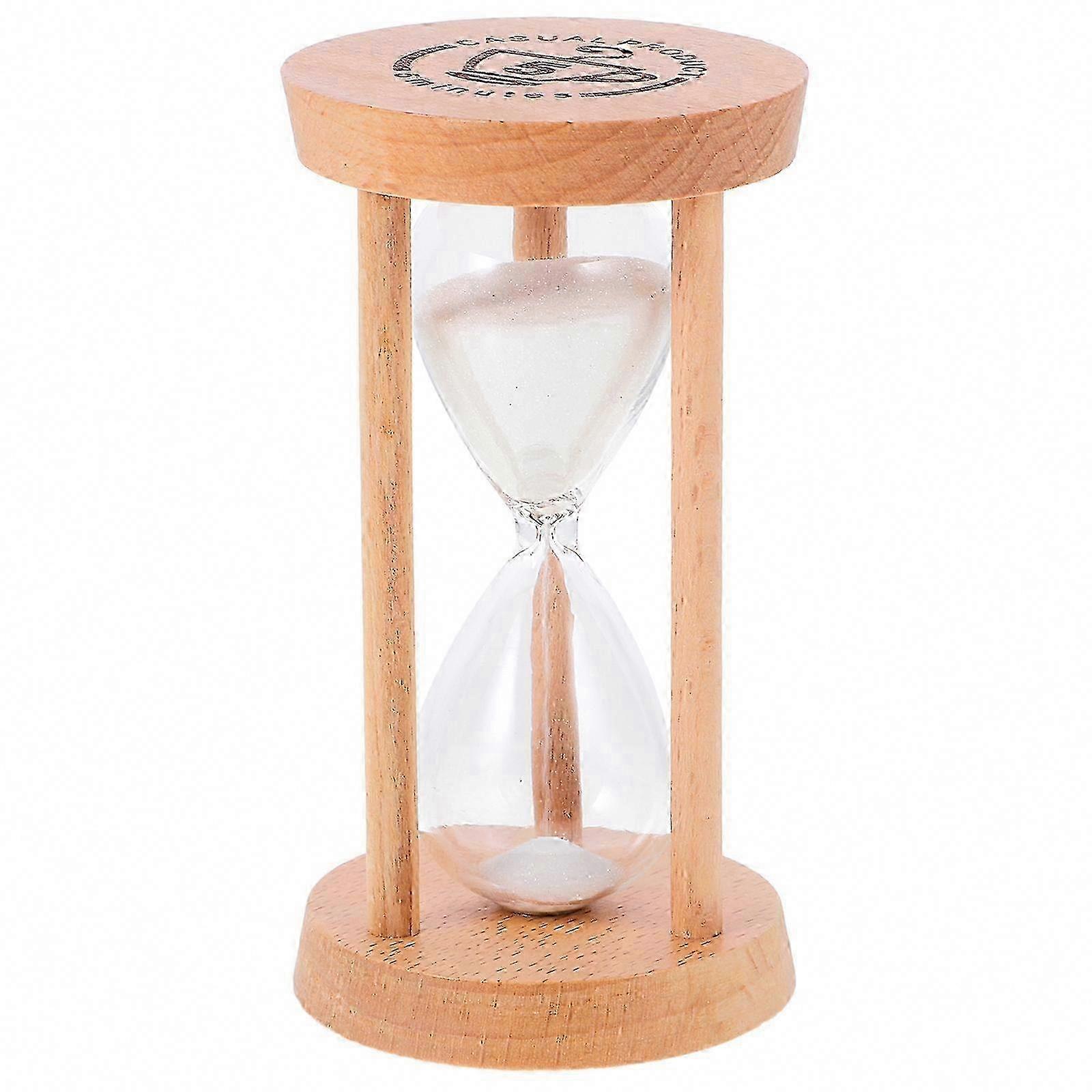 5 Minute Wooden Sand Timer Portable Hourglass Kitchen Decor Clock