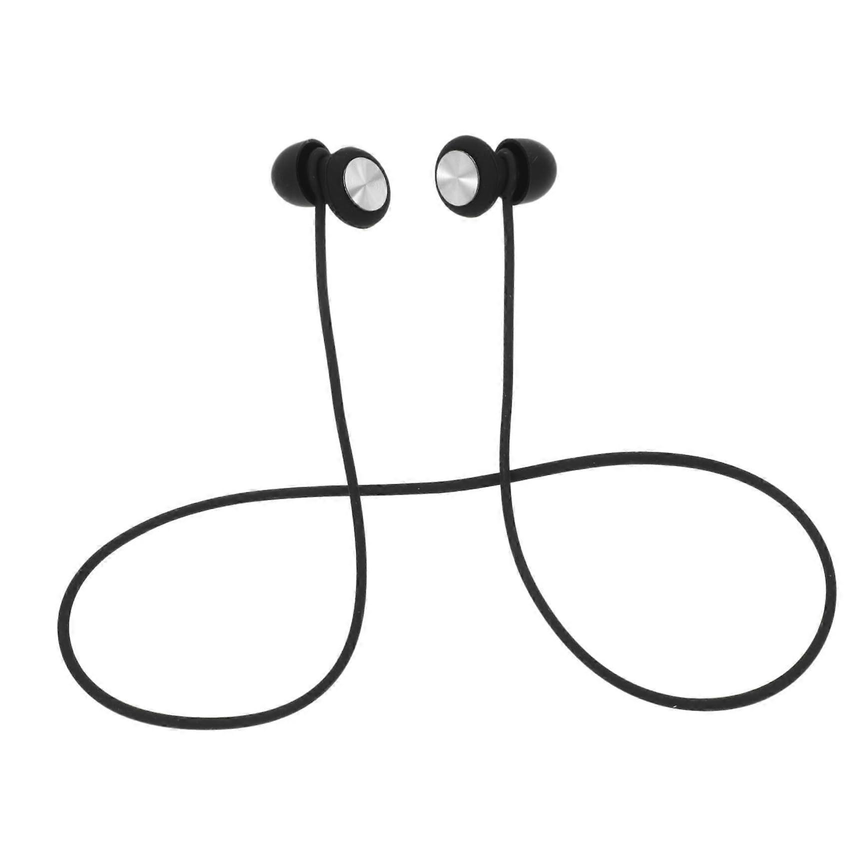 Noise Cancelling Neckband Silver Black CD Pattern Silicone For Sleep Study And Travel Snoring Blocking Focused Rest