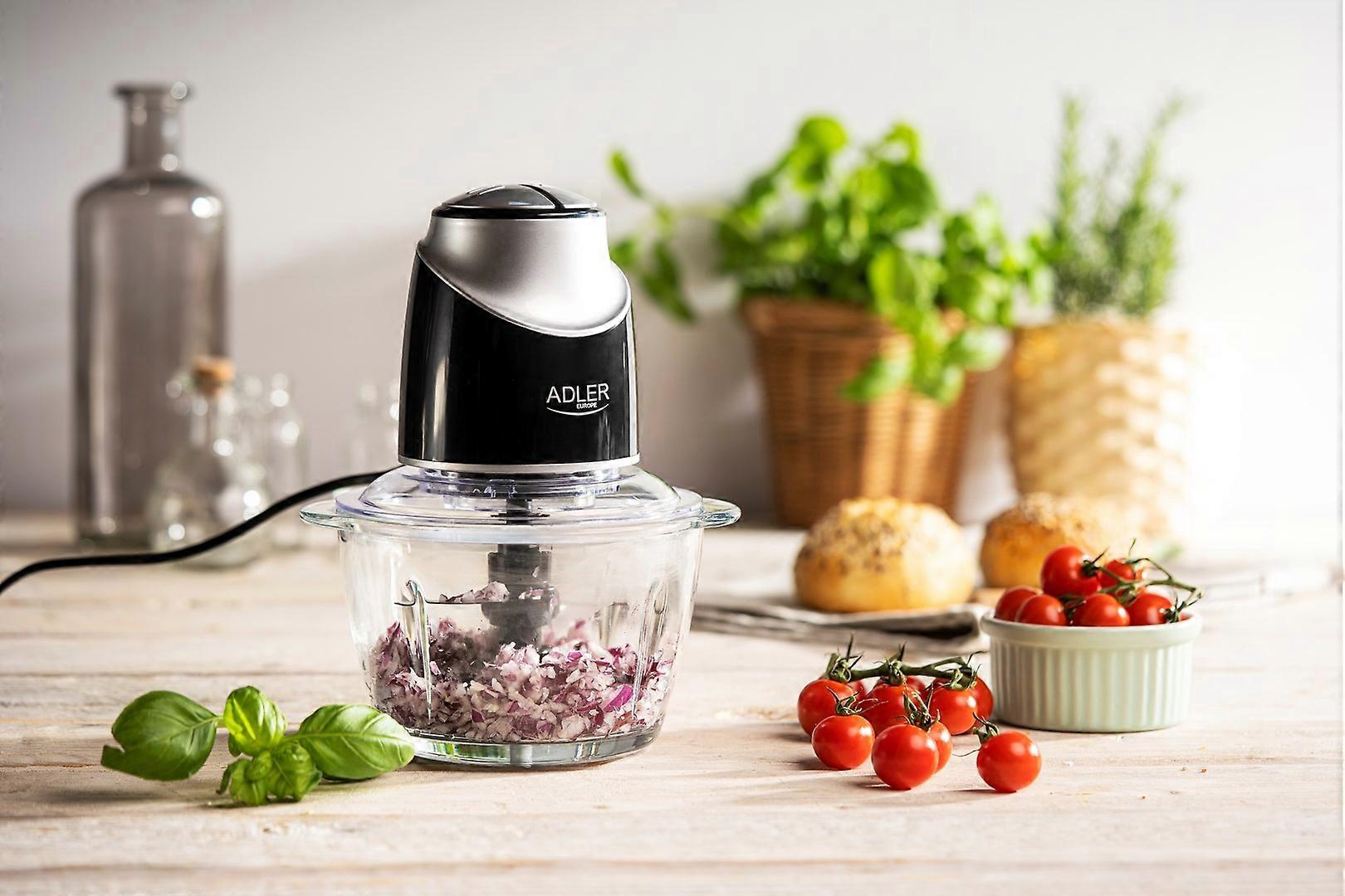 Picadora con cuenco de cristal Adler Ad 4082