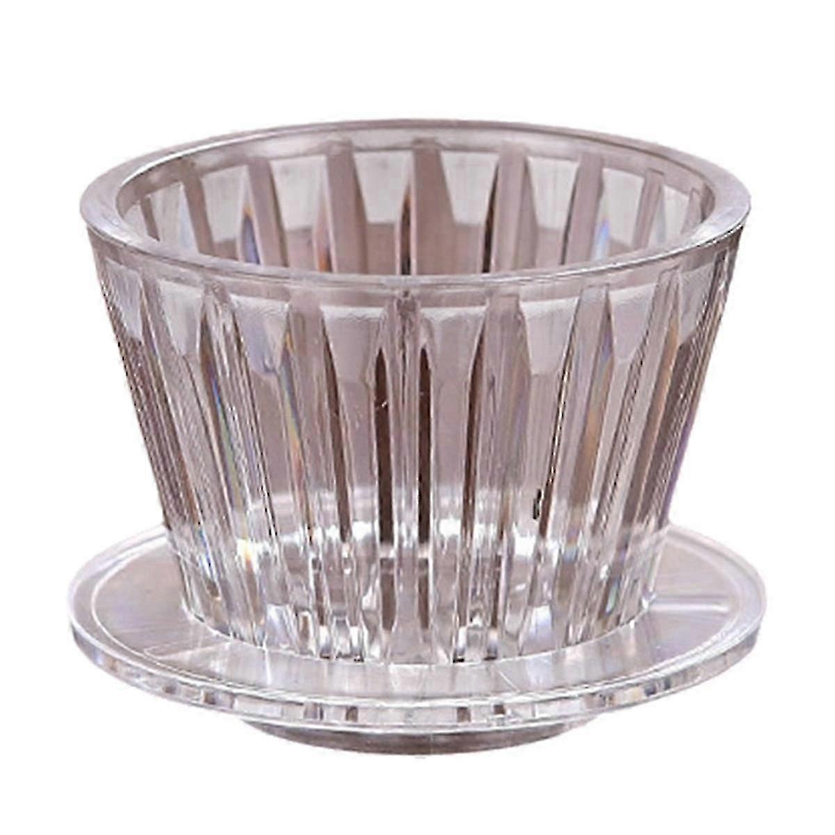 Coffee brewing filter cup for hand made coffee