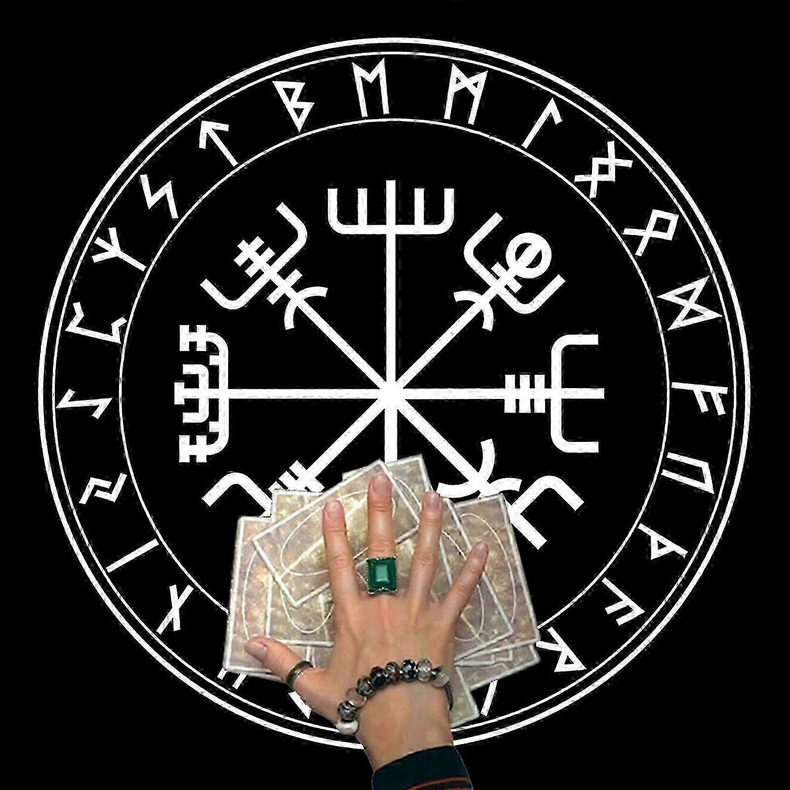 Square Flannel Tarot Altar Cloth Card Board Game Astrology Oracles Card Pad Table Cover Card Mat Divination Tablecloth miao4