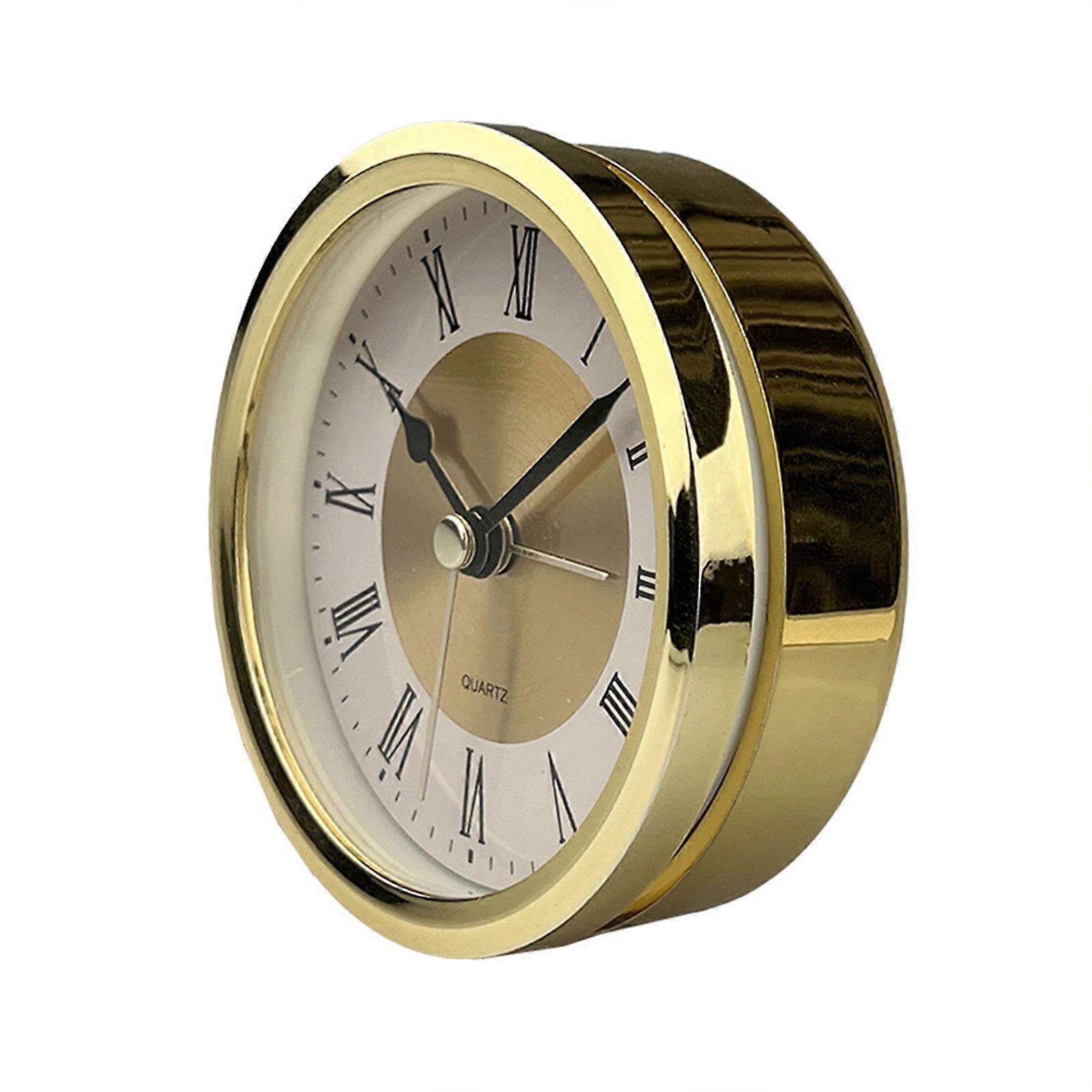 Essential 89mm Clock Insert Clock Head Arabic Numeral Roman Numeral Watch Insert Add Charm to Any Space Easily Reading Multicolor