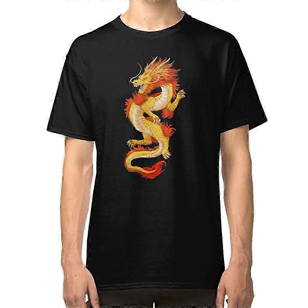 Tričko Zlatý drak v čínském stylu
