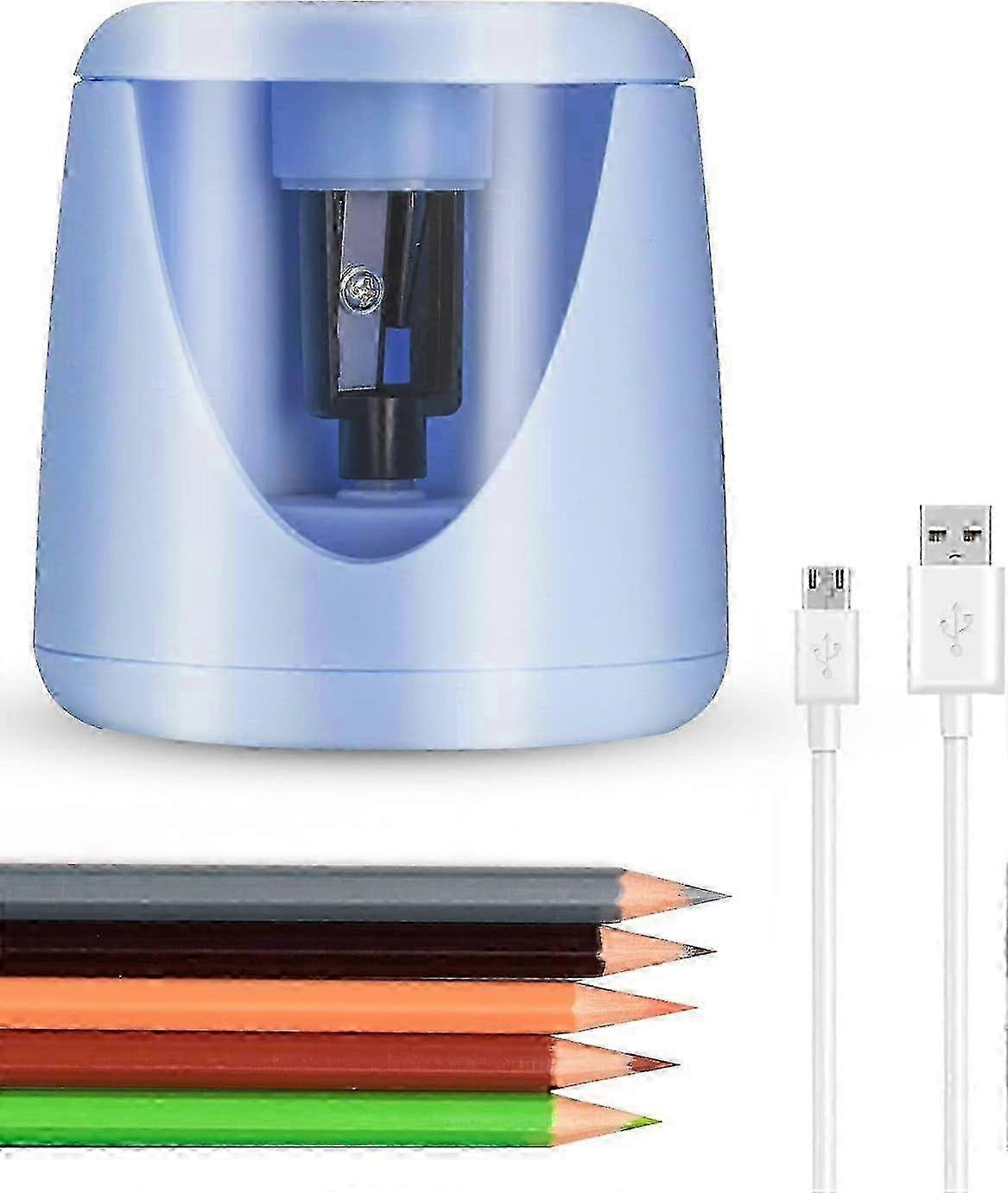 Electric Pencil Sharpener, Rechargeable USB Battery Powered Classroom Pencil Sharpeners
