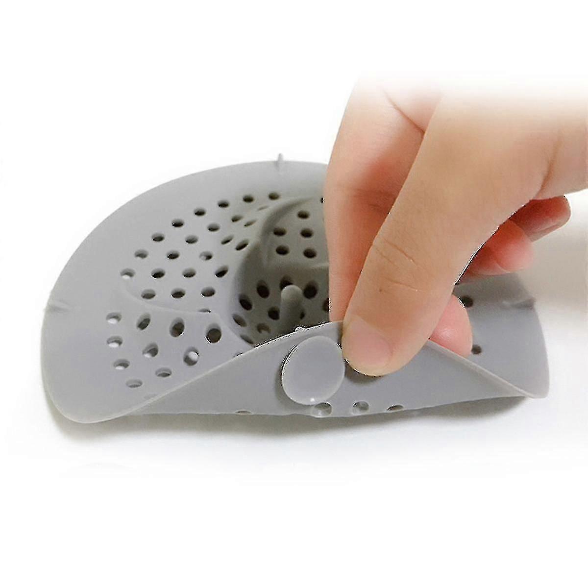 3pcs Shower Drain Covers, Rubber Sink Strainer Drain Protector