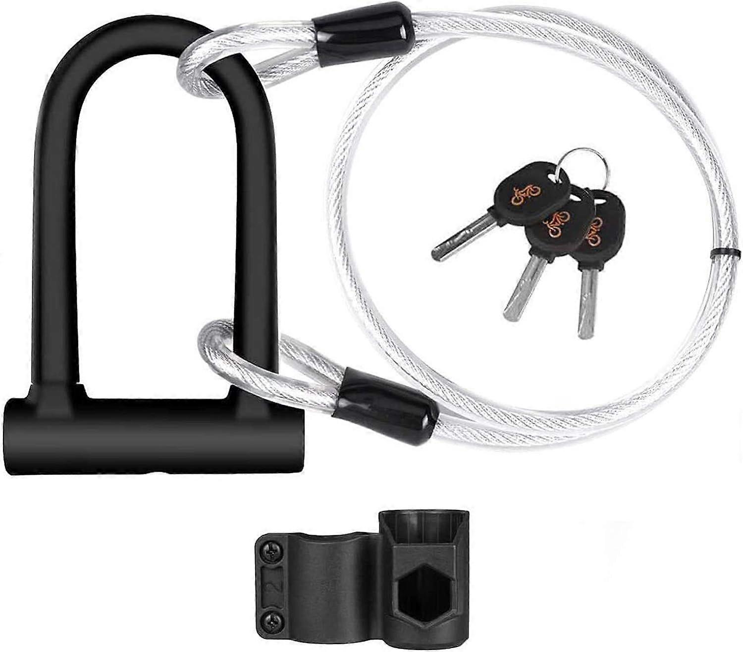 Bike Lock U Shape High Security Anti Theft Protection