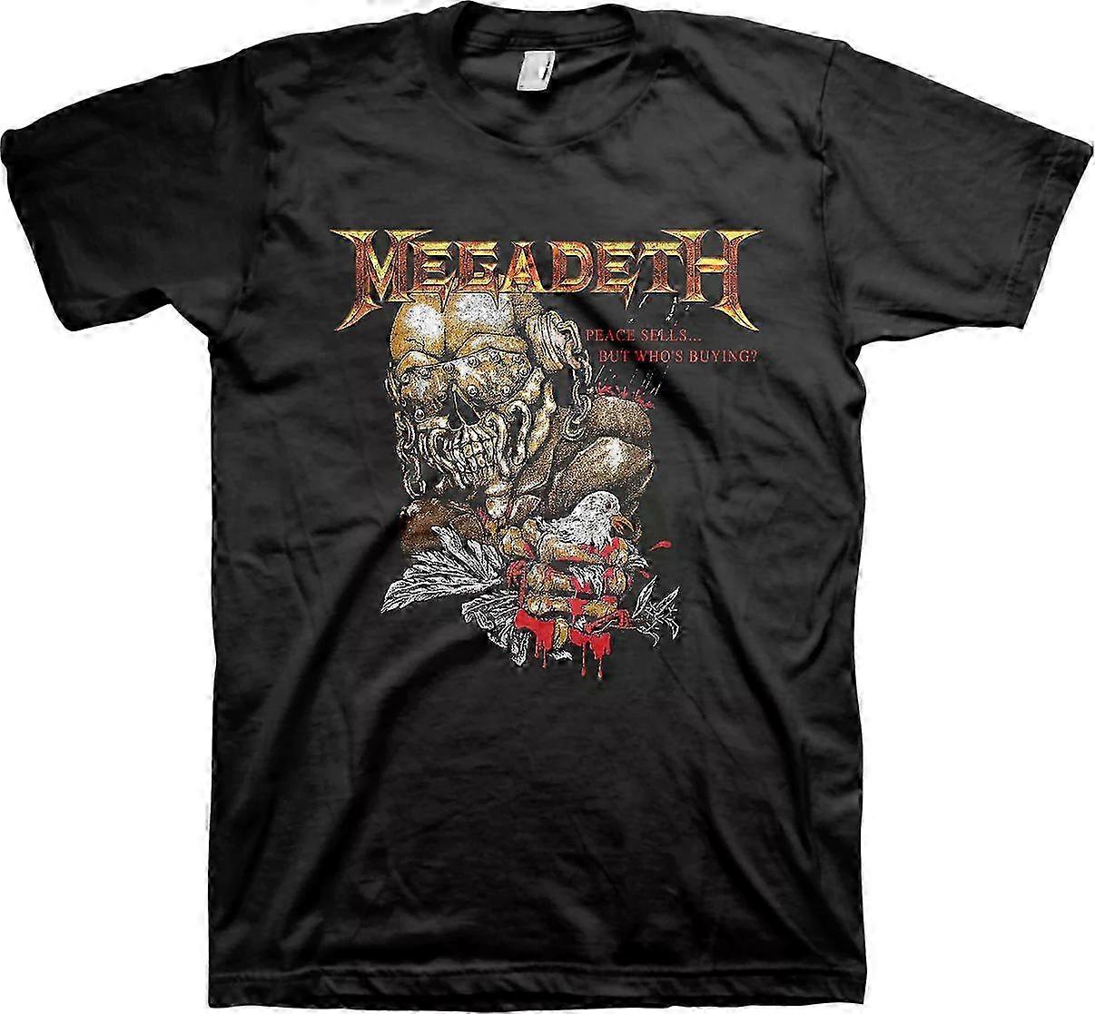Pacea vinde, dar cine cumpără tricou Megadeth Rockinstone