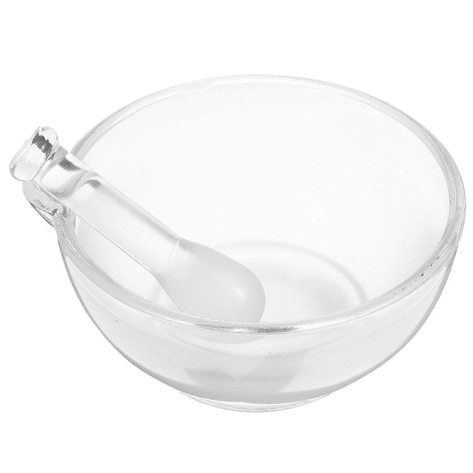 Pestle and Glass Bowl Set for Lab Use 1Set Durable Grinding Tool