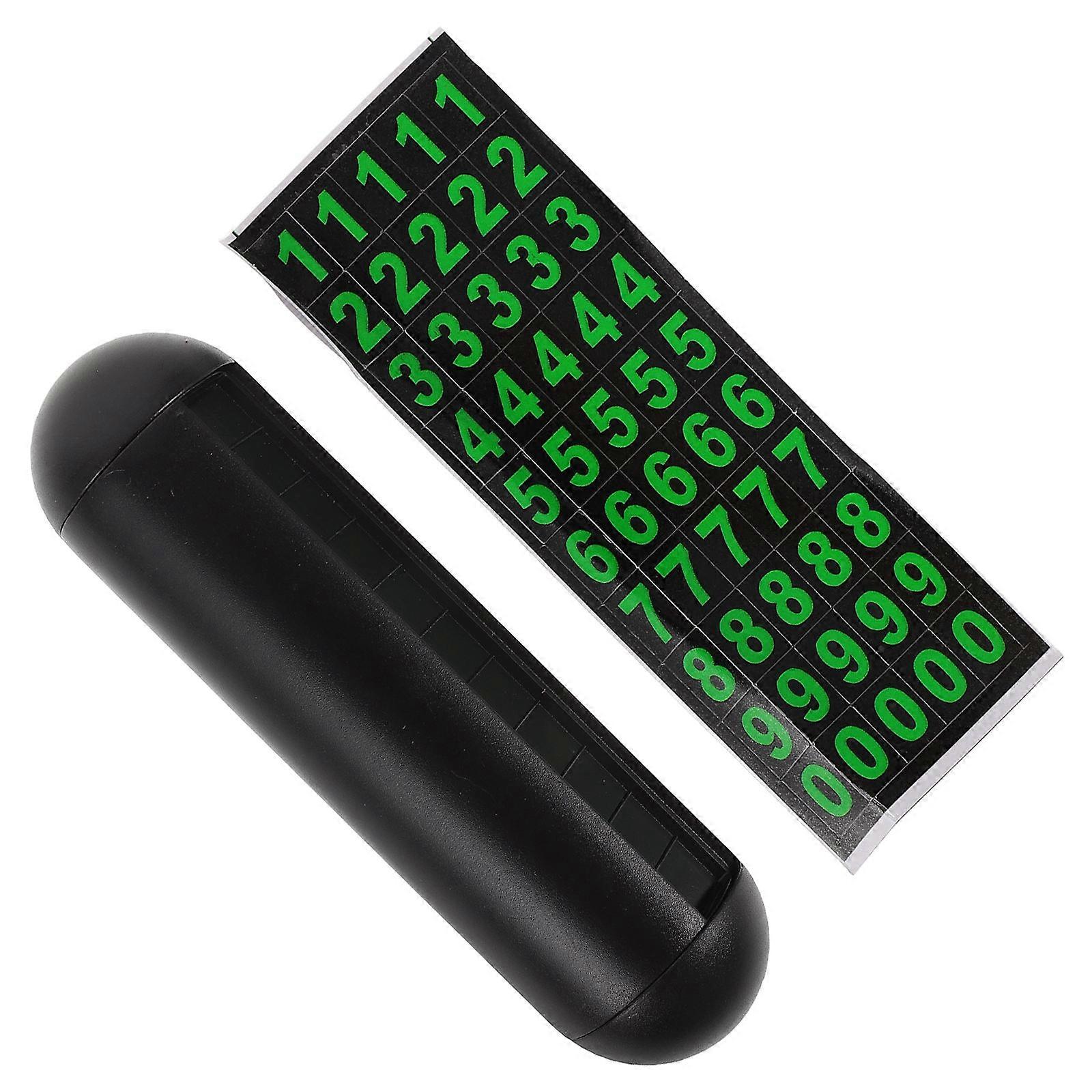 Car Temporary Parking Card Plate with Luminous Function for Universal Cars