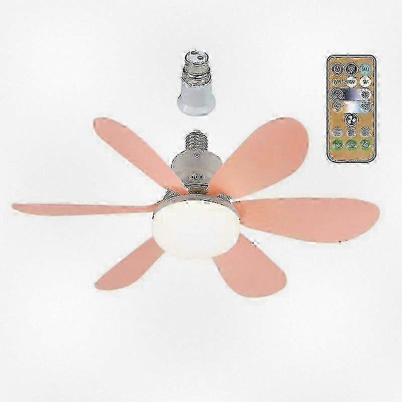 E27 Reversible Ceiling Fan with Remote Control 40W Modern Design for Bedroom