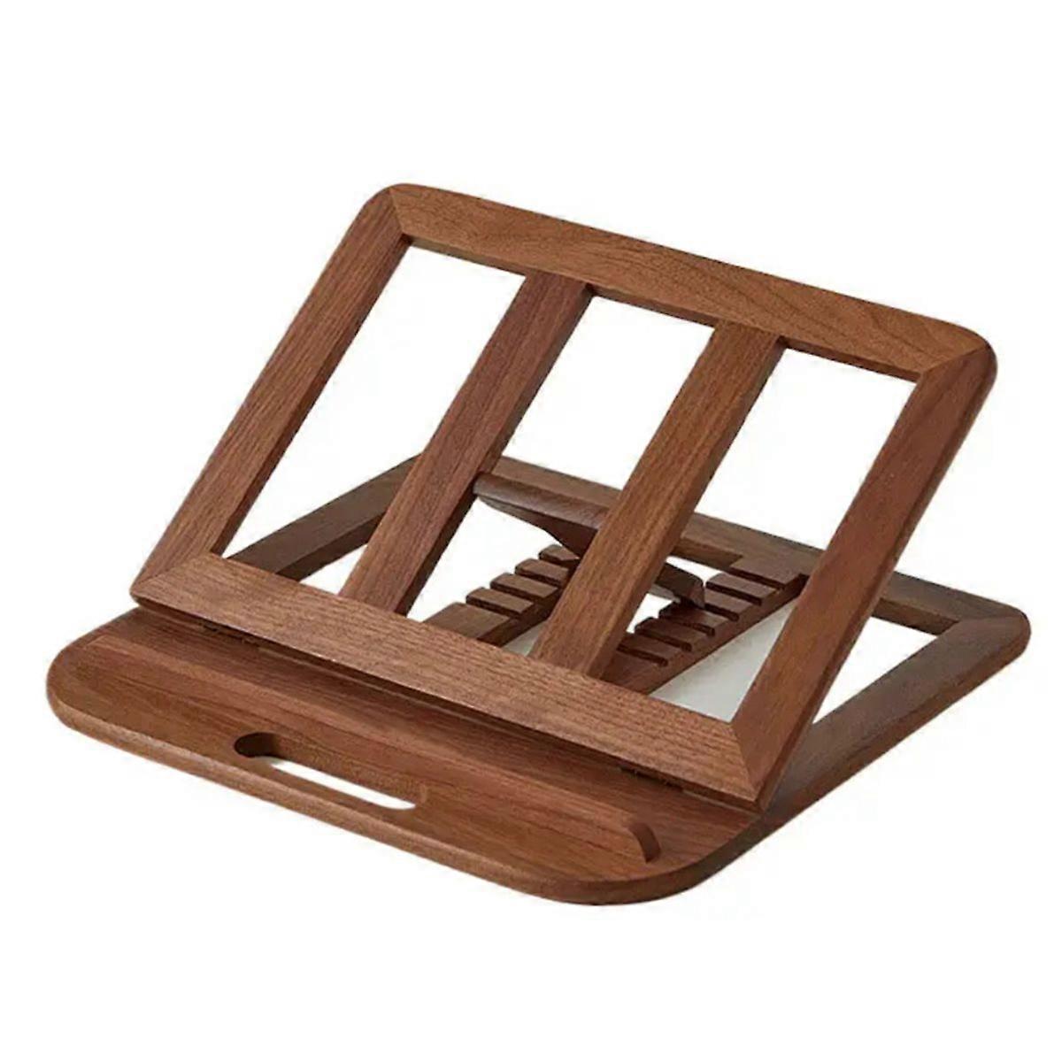 Wooden Computer Stand Adjustable Desktop Student Reading Rack Laptop Cooling Rack Folding Stand