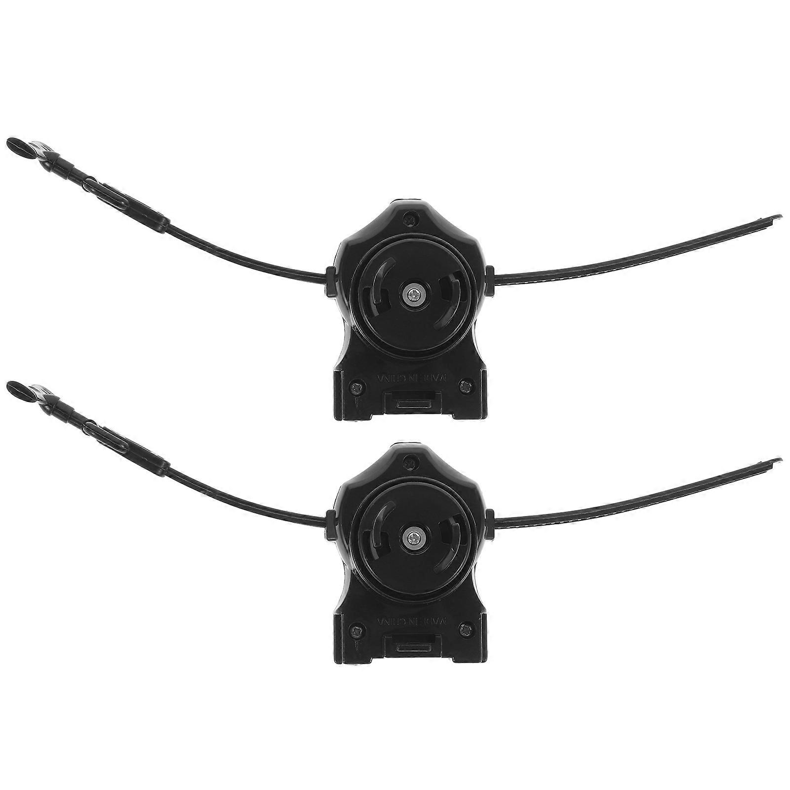 Battle Spinning Top Launcher Toy with String Launch Mechanism 2Sets Black