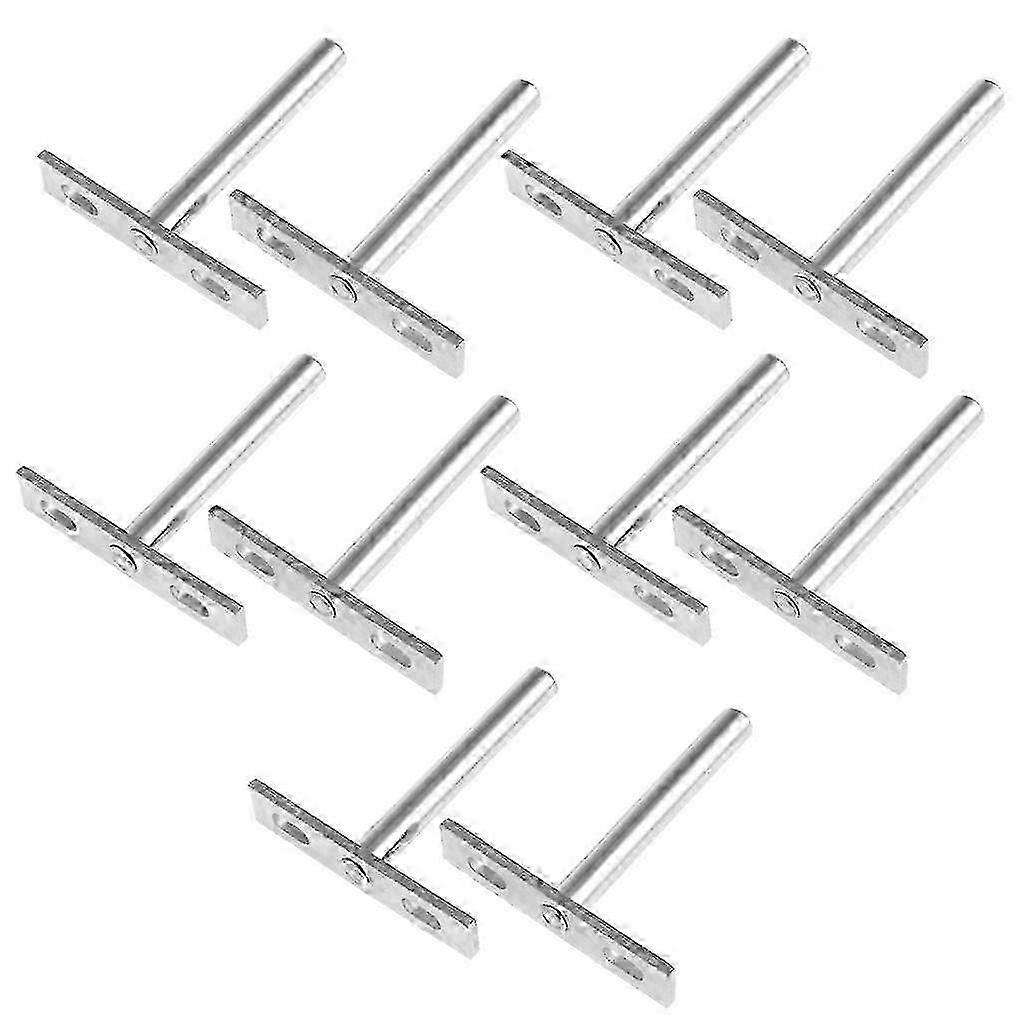 10Pcs Floating Shelf Brackets Shelf Brackets for Floating Wood Shelves
