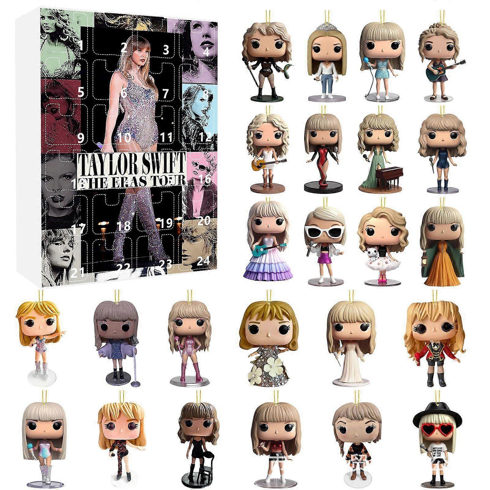 Weihnachtsüberraschungsbox mit Taylor Swift, süßer Mini-Rucksack-Anhänger aus Acryl, Überraschungsbox D