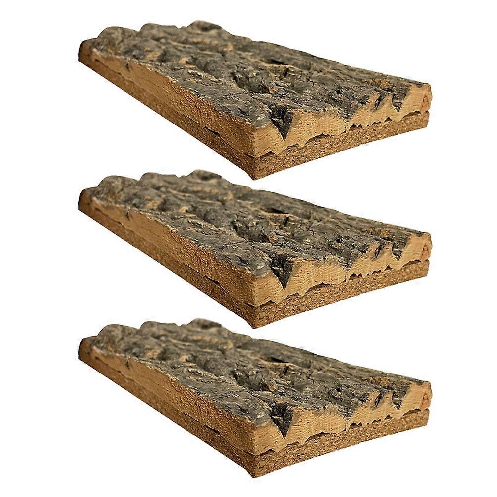 Reptile Background Bark Cork Terrarium Background for Decor 3Pcs