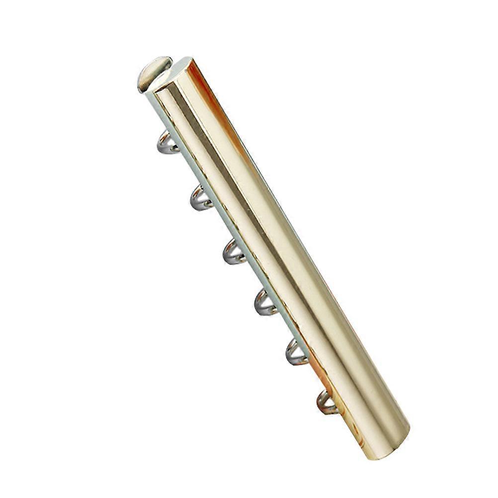 Golden Budget Notebook Binder with 6-Holes Mechanism for Office Organization