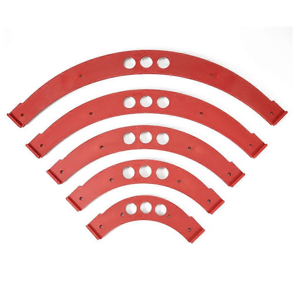 R100-R300 Radius Jig Woodworking Router Templates Arc Angle Positioning Template Corner Radius Reusable Positioning Tool