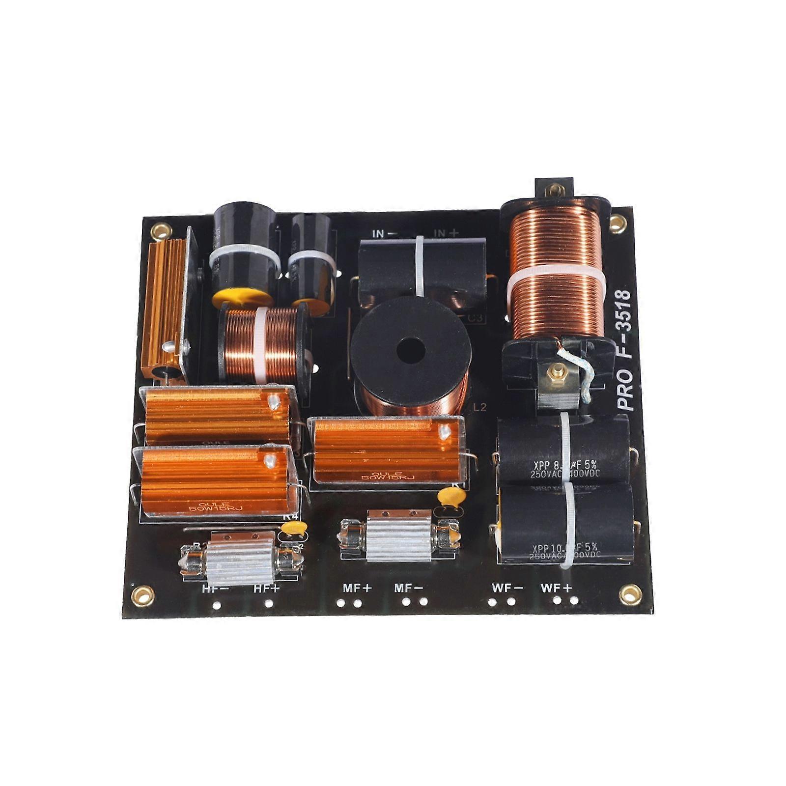 1200W 3-way Stage audio crossover Hi-Fi Speaker Frequency Divider Filters