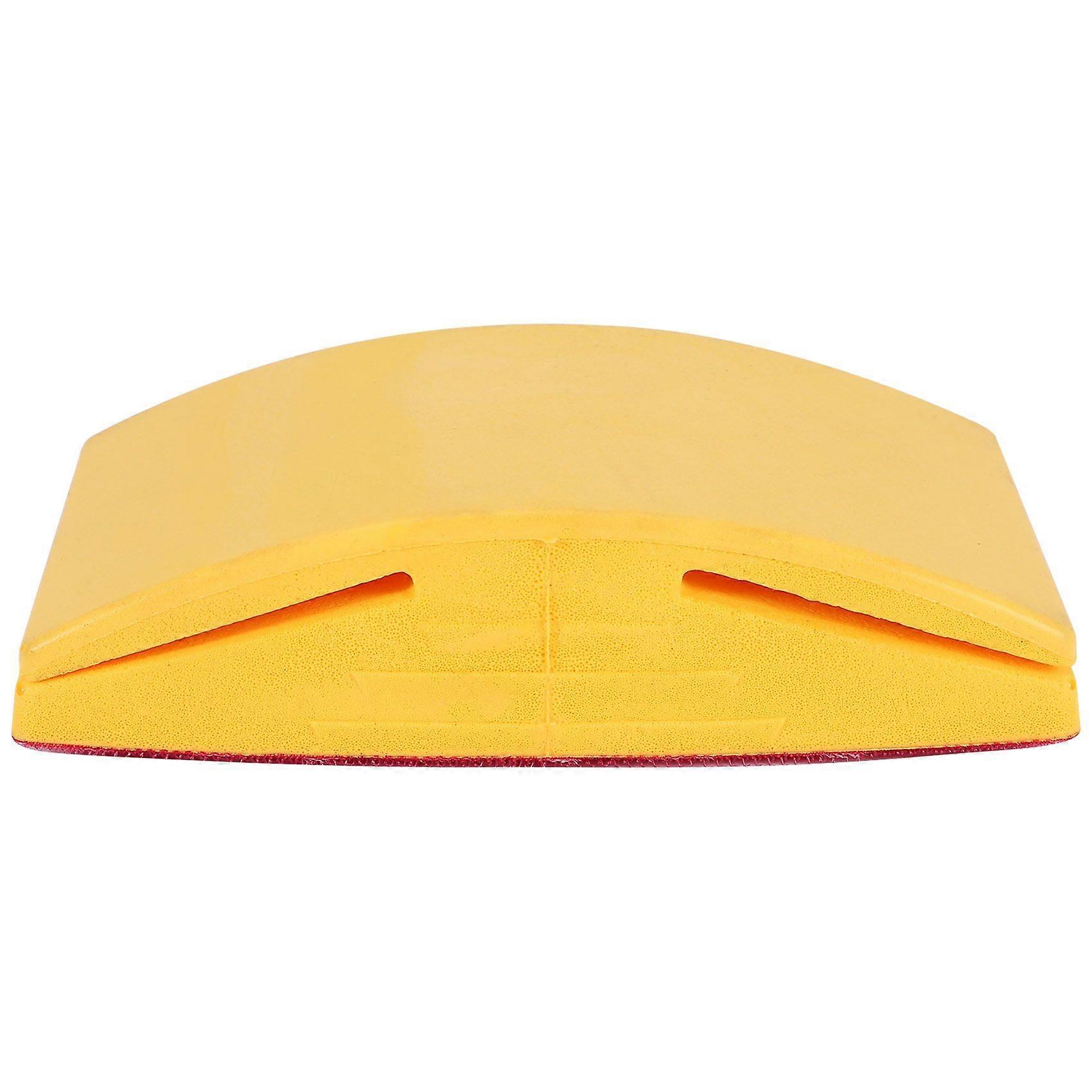 5 Inch Sanding Block Rubber Hook Loop Backing Pad Sandpaper Holder Hand Grinding Block Polishing To