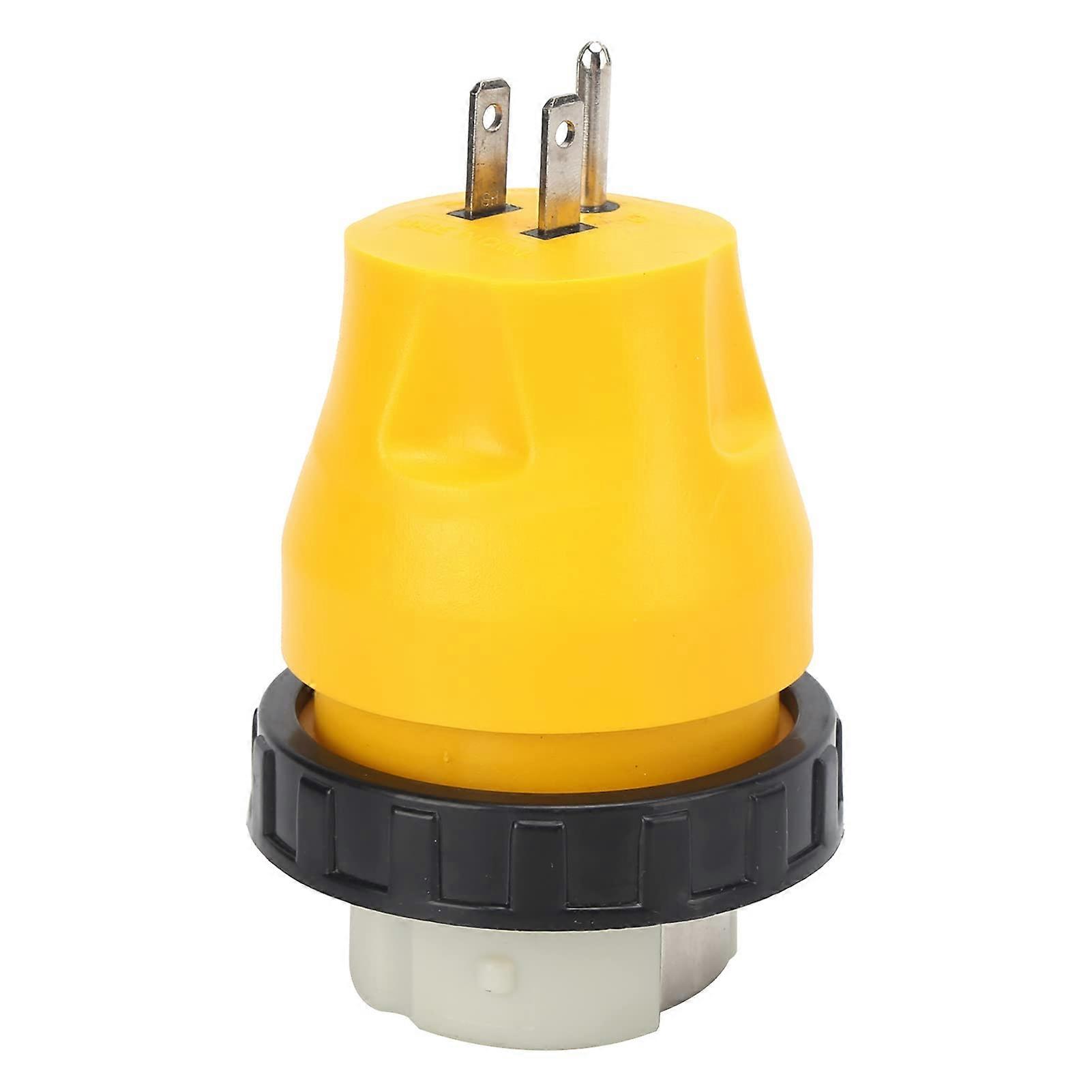 RV Power Adapter 15A Male to 50A Female Twist Lock Connector Weatherproof Quick Conversion