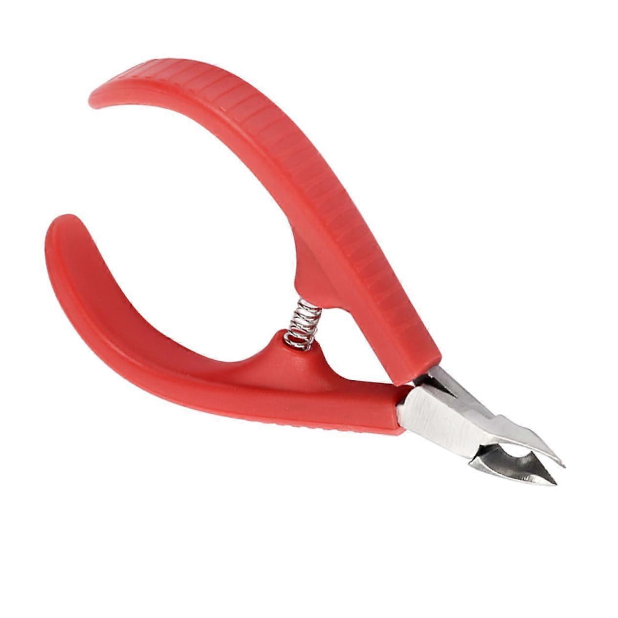 2pcs Professional Stainless Steel Cuticle Nipper and Trimmer with NonSlip Handle for Manicure