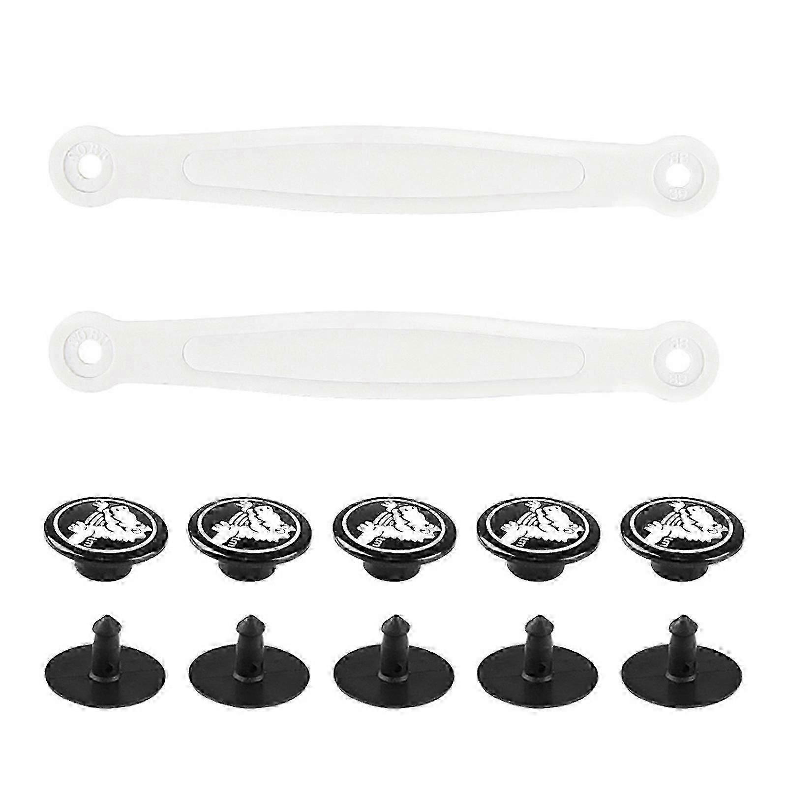 Clogs Heel Straps Heel Band with Rivets Replacement Part PVC Clogs Straps For Men and Women Clogs Sandals Beach Shoe