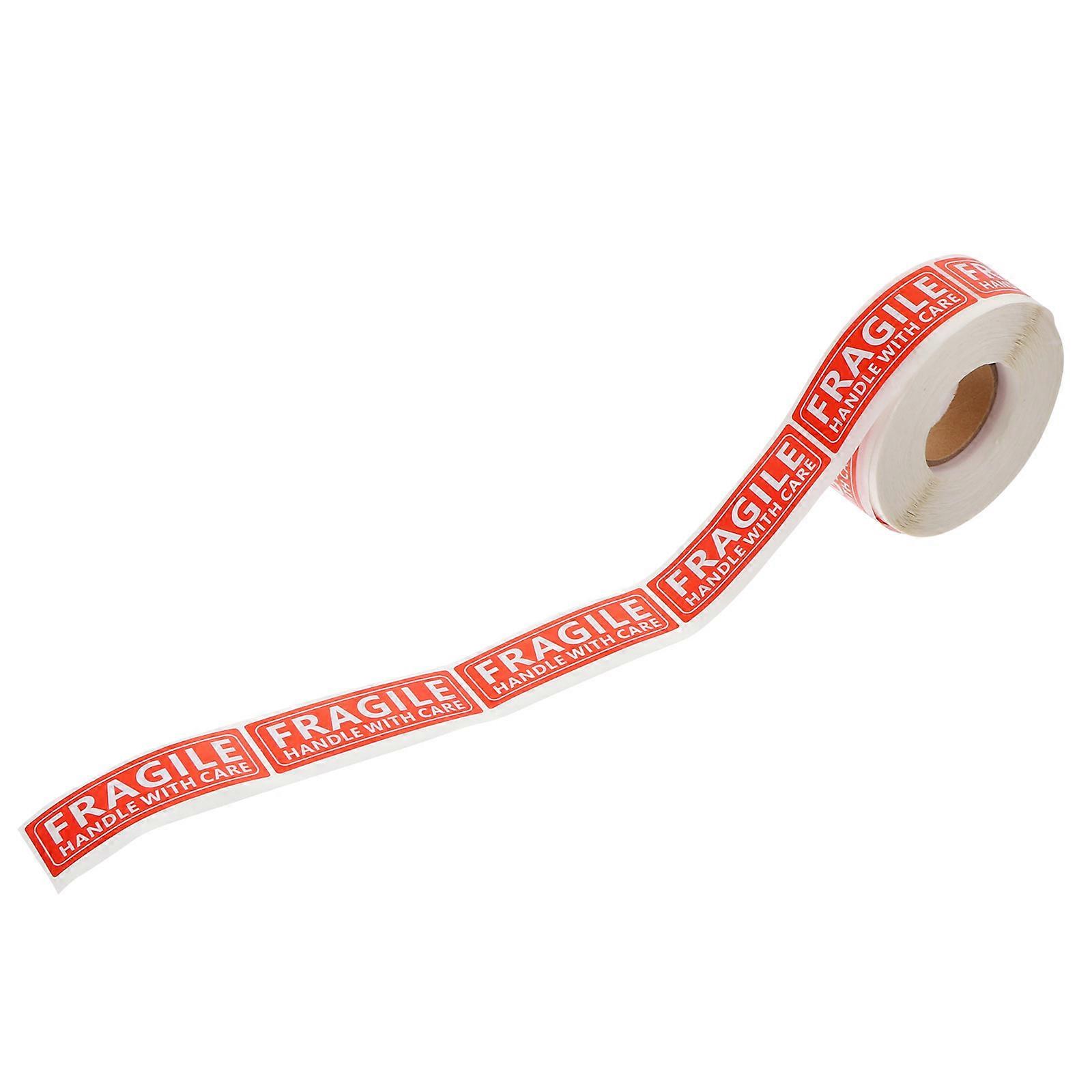 Packing Label Handle with Care Warning Sticker for 2 Rolls Fragile Items