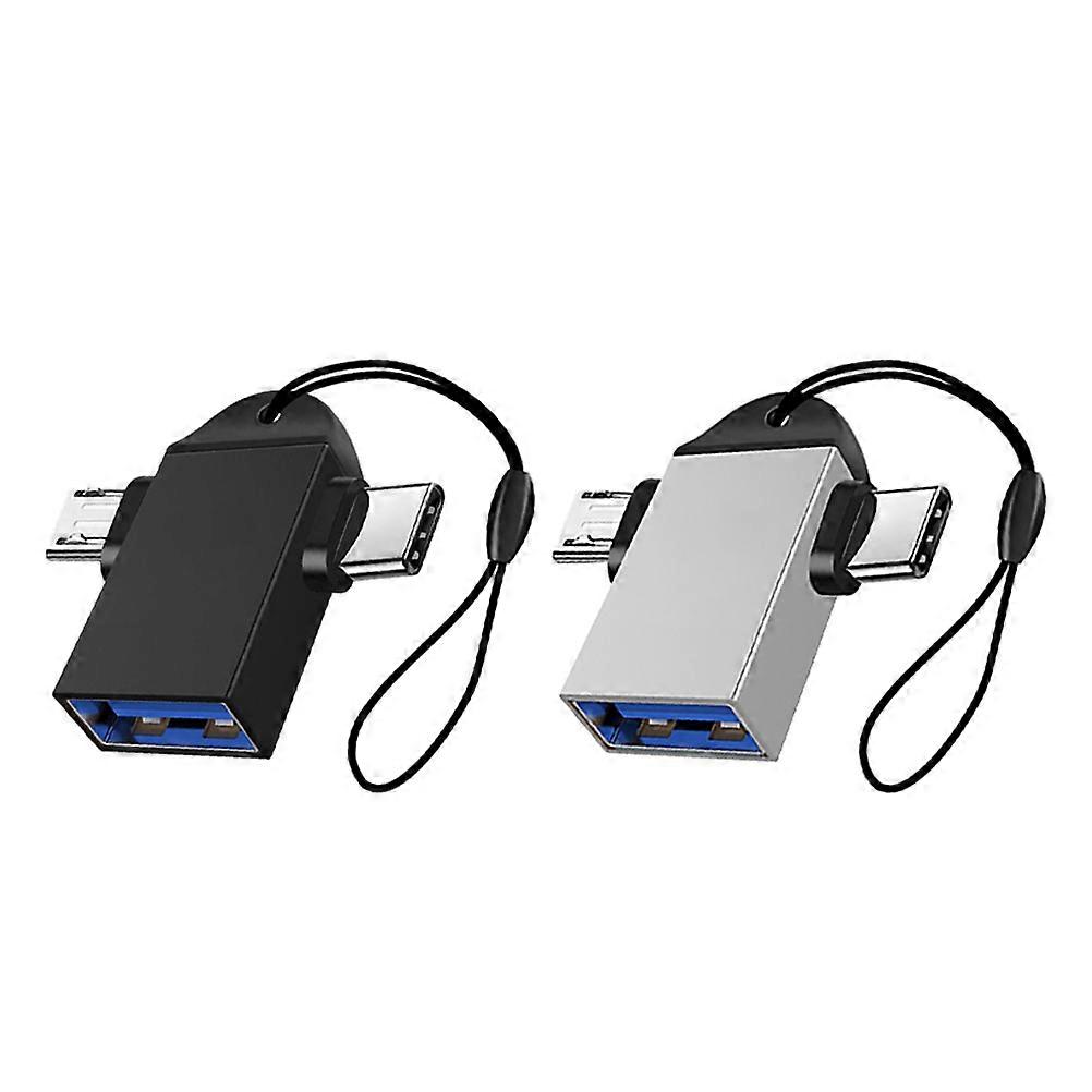 Fast Charging Type C Micro to USB Adapter for Transfer 6Pcs