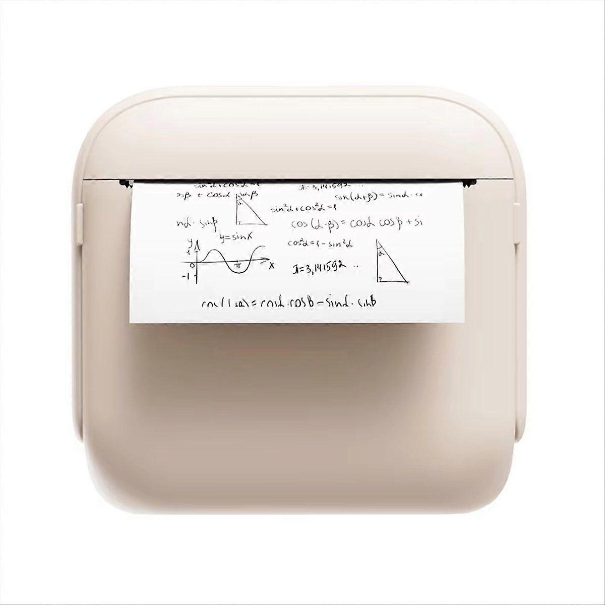 Pocket Thermal Label Printer 203dpi Wireless Sticker Photo Printer Sticker Maker Machine with 1 Roll