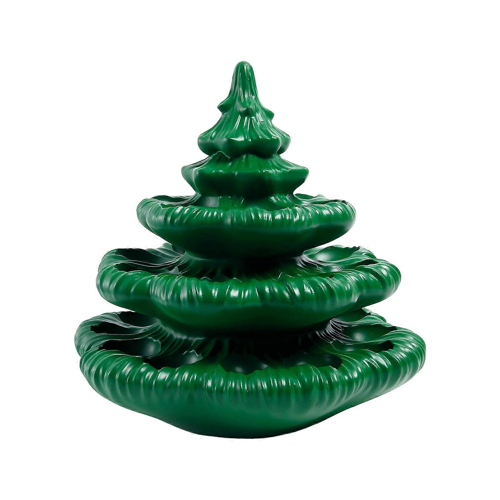 Festive Kitchen Decors Resin Tray Christmas Tree Design for Devil Eggs Multipurpose Use Durable Washable Serving Solution Home  small