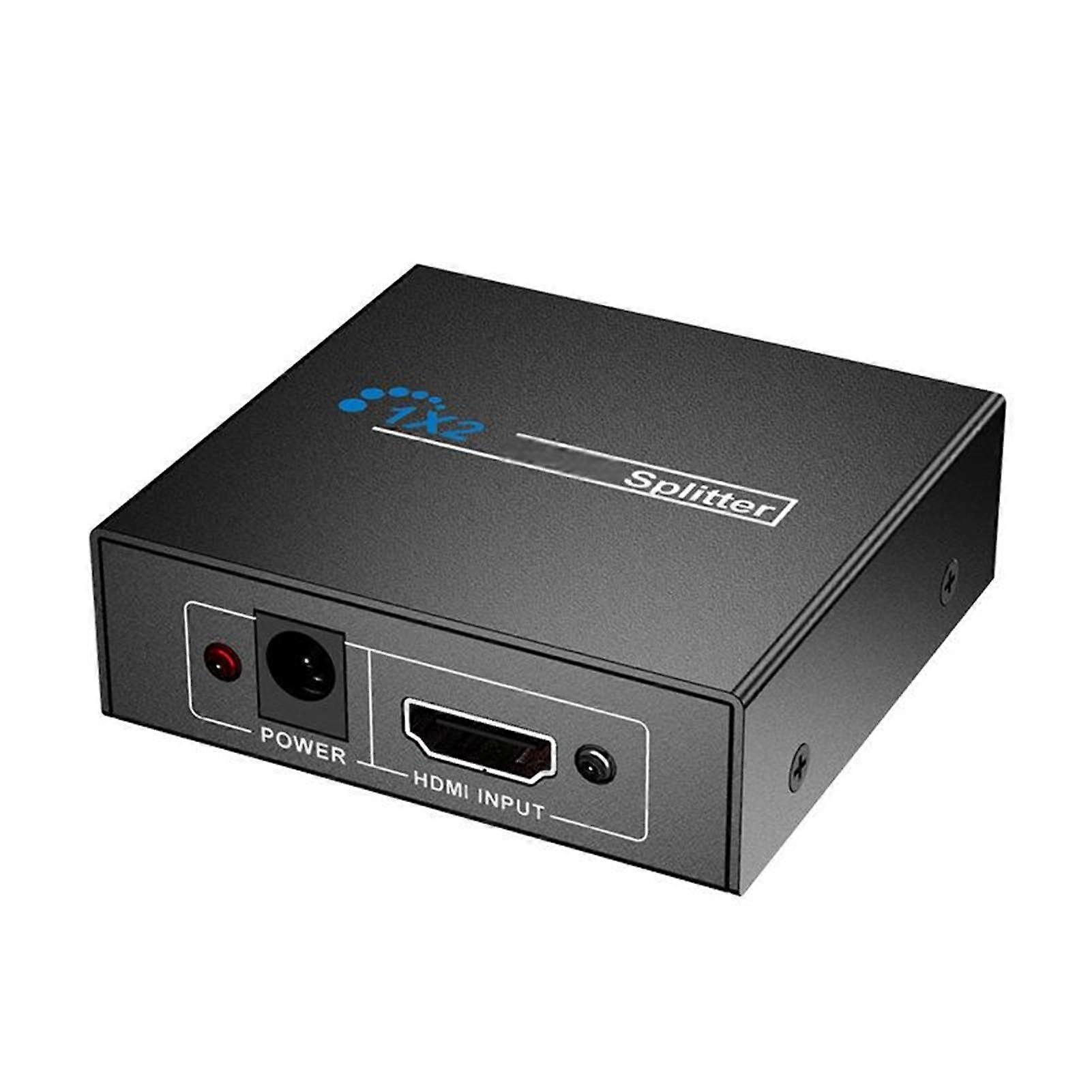 HDMI Splitter 1x2 Full HD 1080P HDMI Video Distributor 1 In 2 Out Display Amplifier For PC Laptop To Projector Monitor