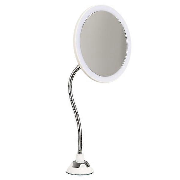 Makeup mirror with lighting - x5 magnification white