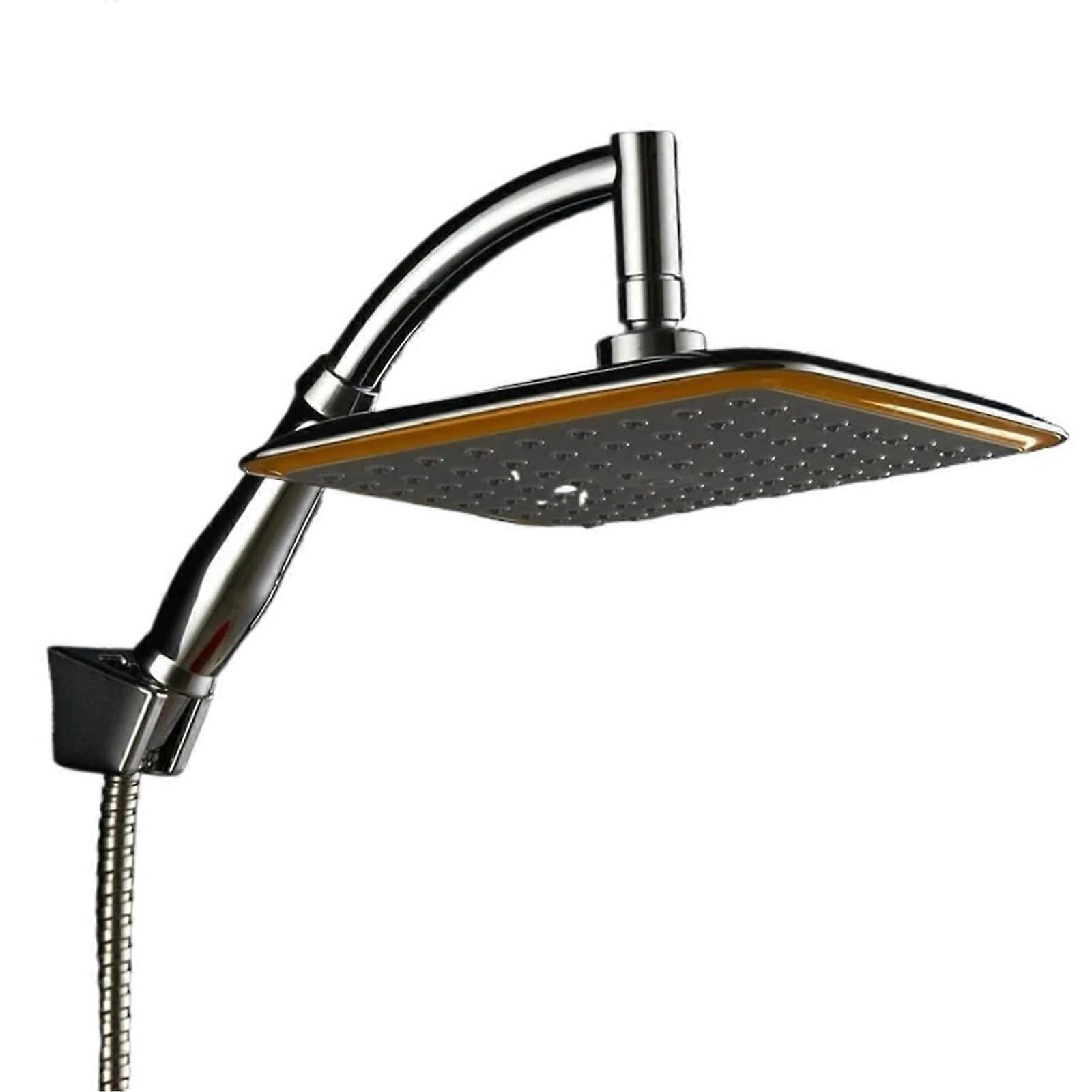 9 Inch Rainfall Shower Head with Handheld 360° Rotation Chrome Wide Coverage Water Saving Design