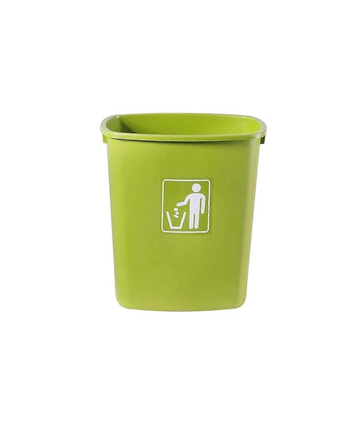 Slim Plastic Trash Can SpaceSaving Durable Waste Bin for Office Kitchen Small Spaces
