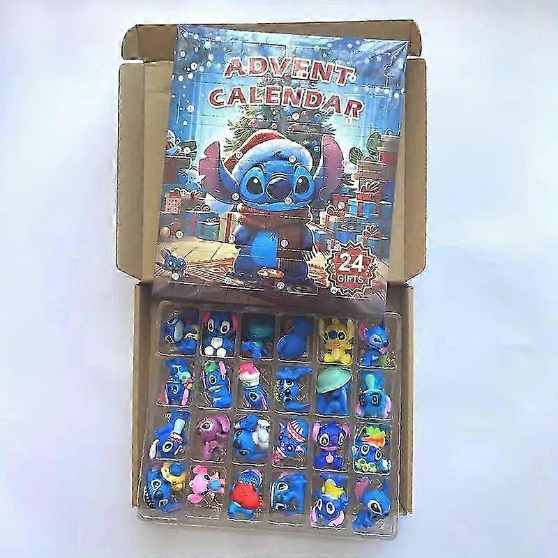 2025 Cross border Christmas Arrival Calendar Interstellar Baby Stitch Blind Box 24 Day Countdown