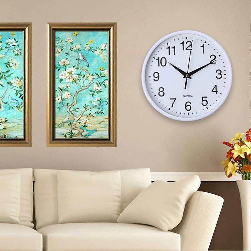 Modern Wall Clock Office Bold Arabic Numerals Package Content