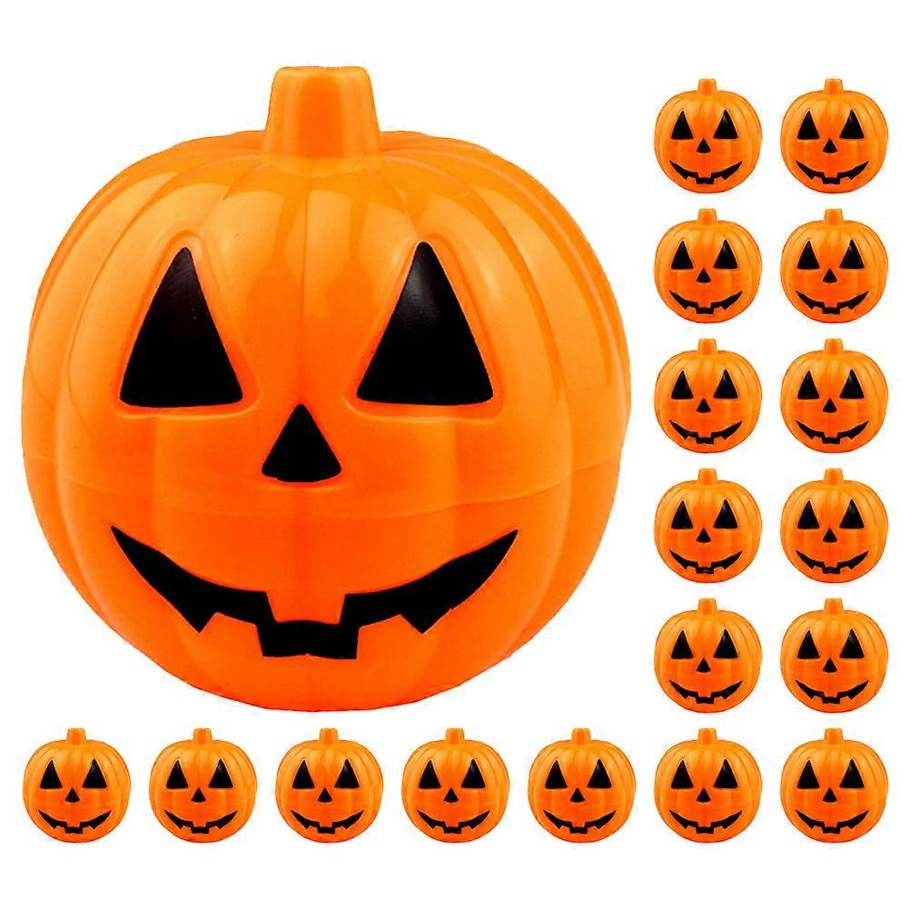Orange Halloween Candy Box Pumpkin Shape for Party Use 24Pcs