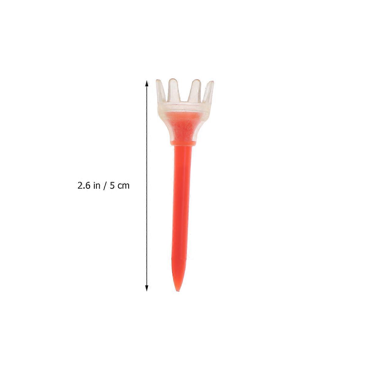 Tees Plastic Crown Tees for Golf Training Equipment 15Pcs Assorted Color