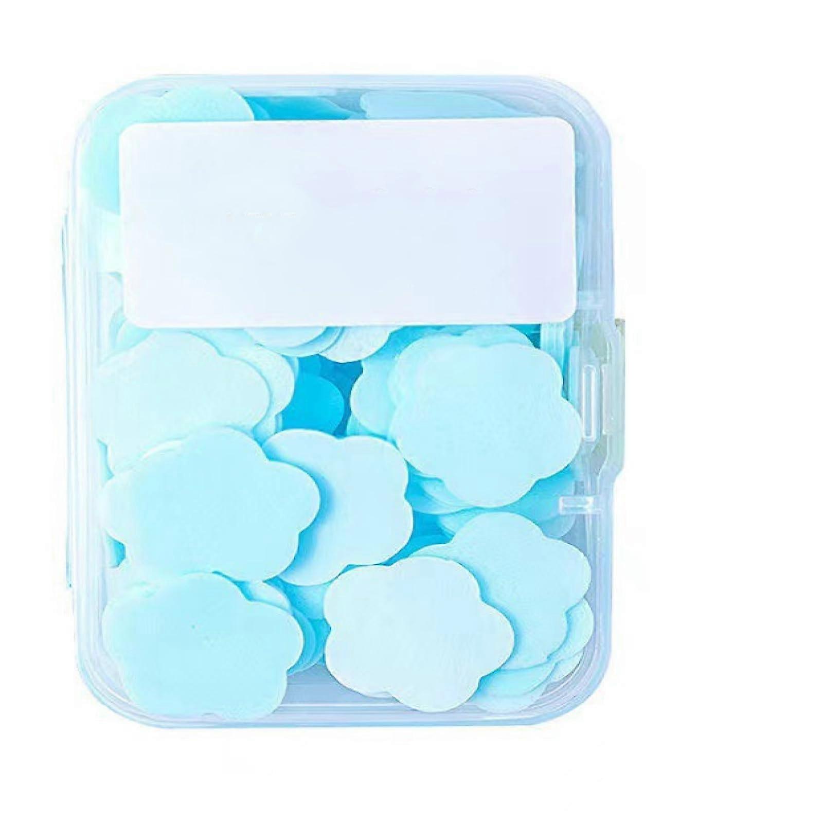 Travel Soap Sheets Pocket Size Fragrant Disposable Soap Tablets with Quick Dissolve Lather