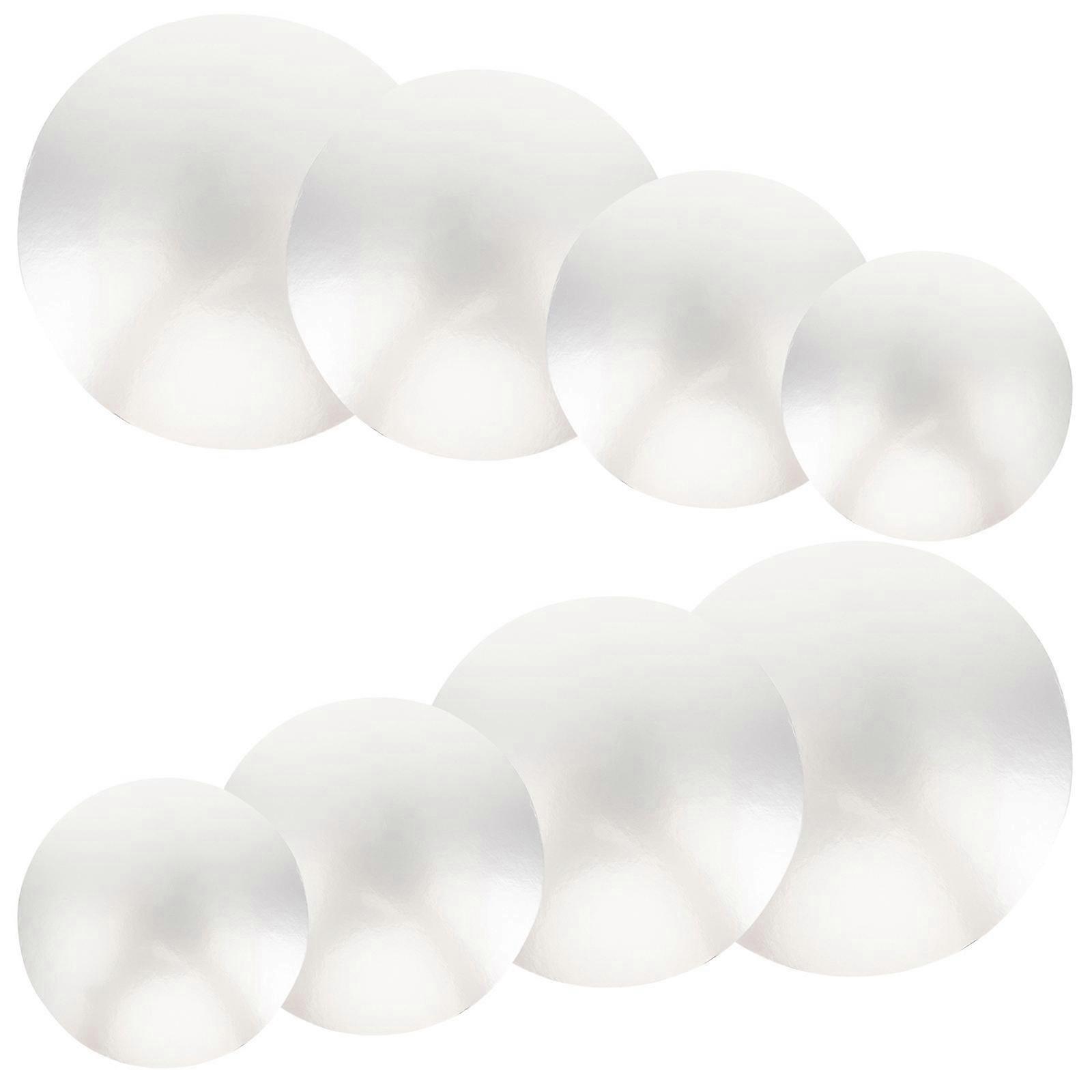 Cake Round Cake Drum for Decoration 16Pcs White Paperboard Set