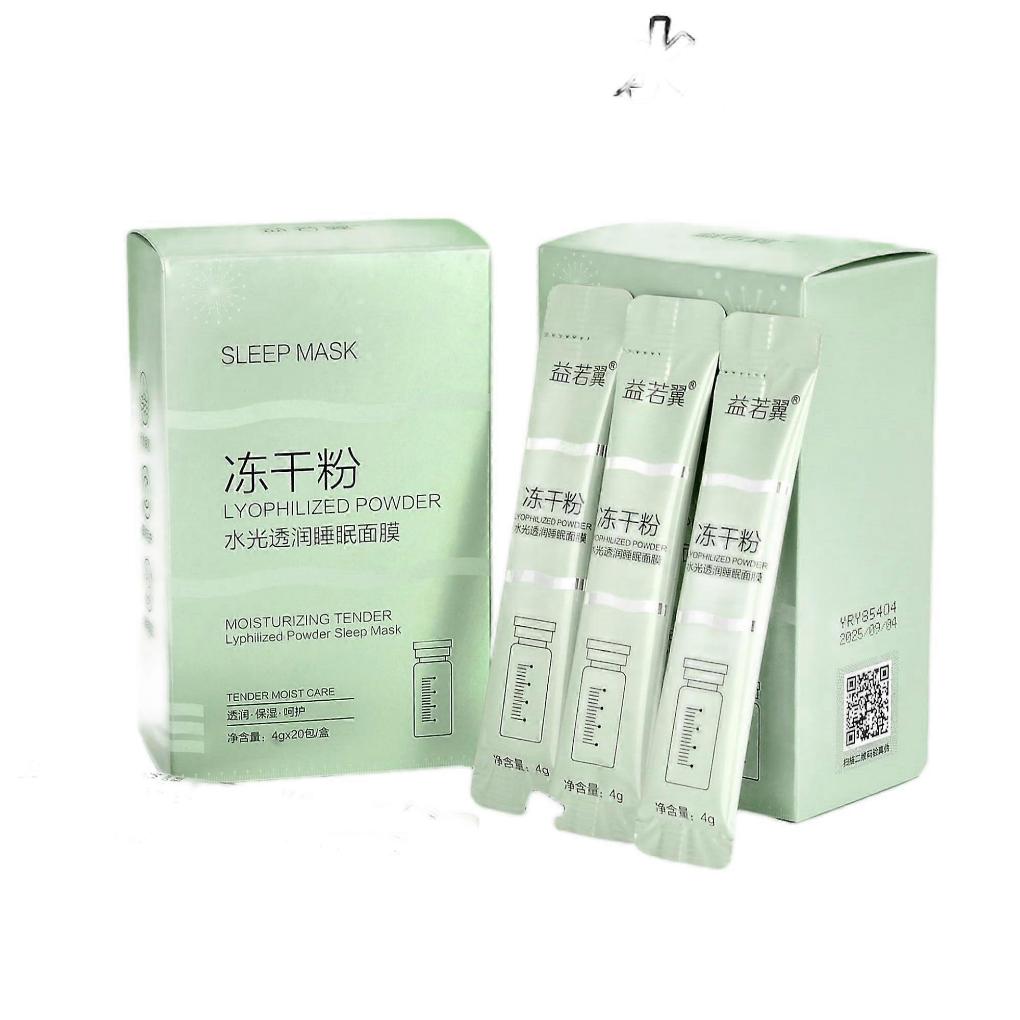 Sleeping Face Mask with Overnight Deep Hydration, SingleUse Sachets for Soft Radiant Skin