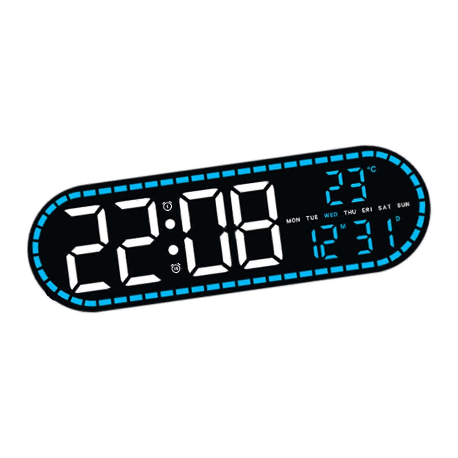 Digital Alarm Clock, Household Portable Table Clocks Date/Time/Week Temperature