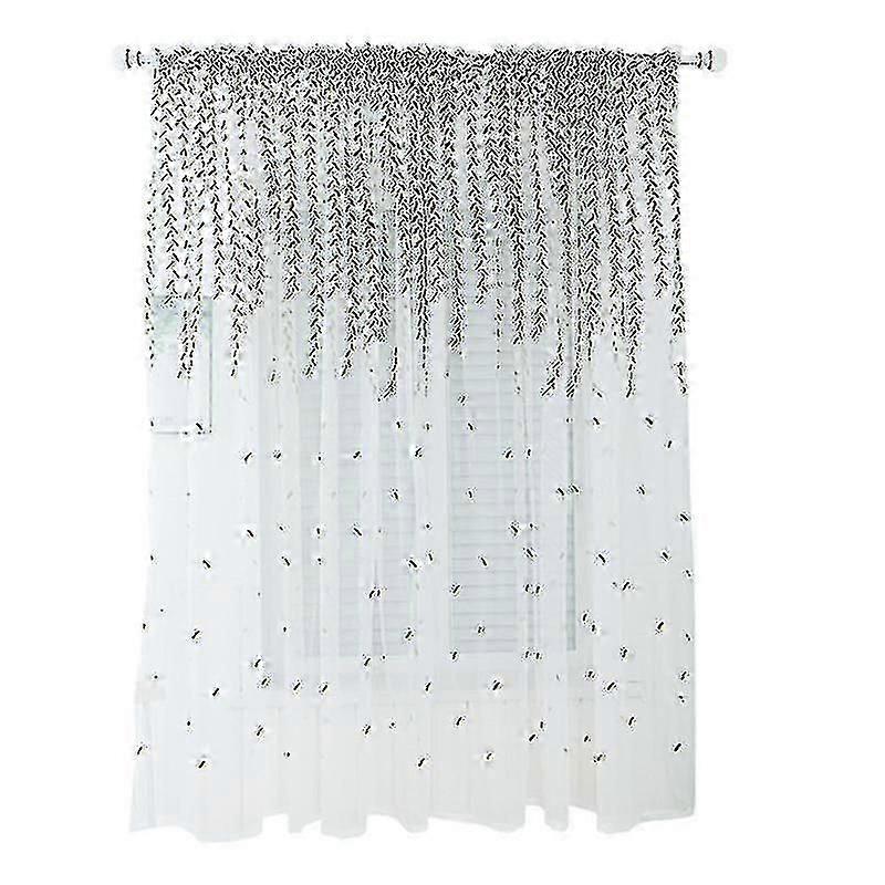Polyester Voile Curtain For Window Shielding