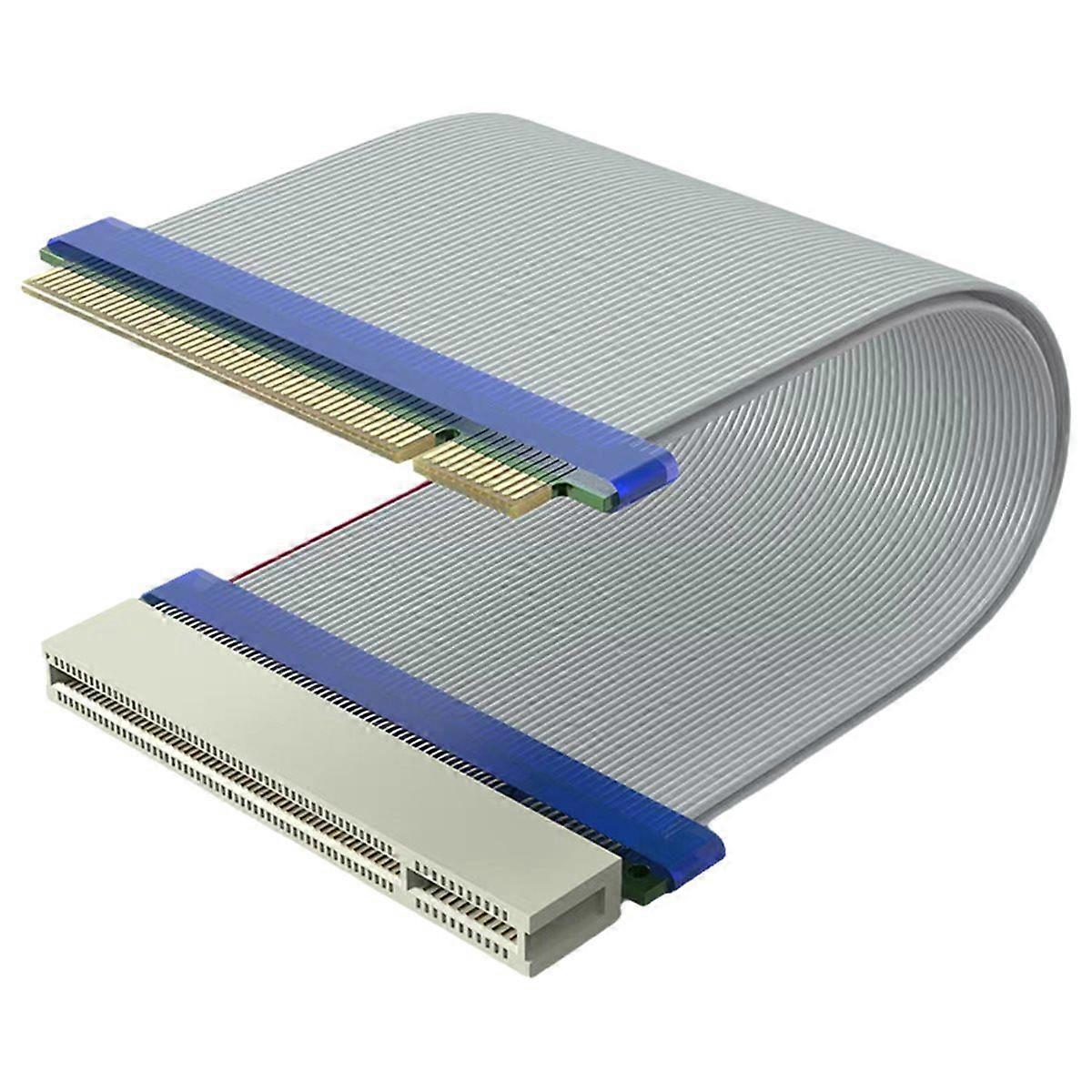 PCI-E 16X Riser Card Extender Flex Flexible Extension Cable PCI-E 16X to 16X Adapter Cable for 1U 2