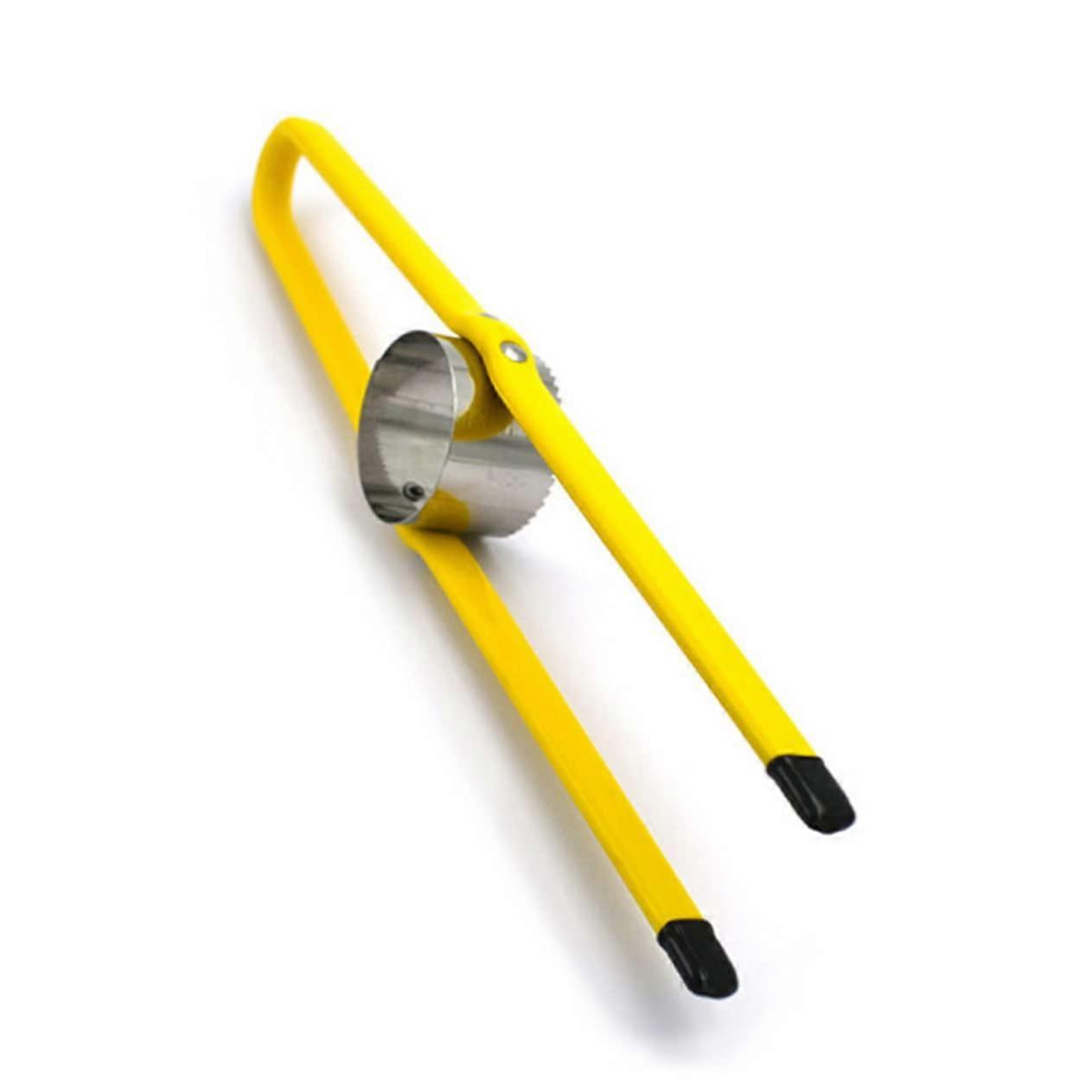 Stainless Steel Corn Stripper with Ergonomic Grip for Fast Kernel Removal and MultiPurpose Peeling Yellow