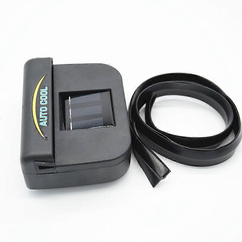 Solar Powered Car Window Ventilation Fan Cooling System for Hot Weather Fuel Efficiency Boost