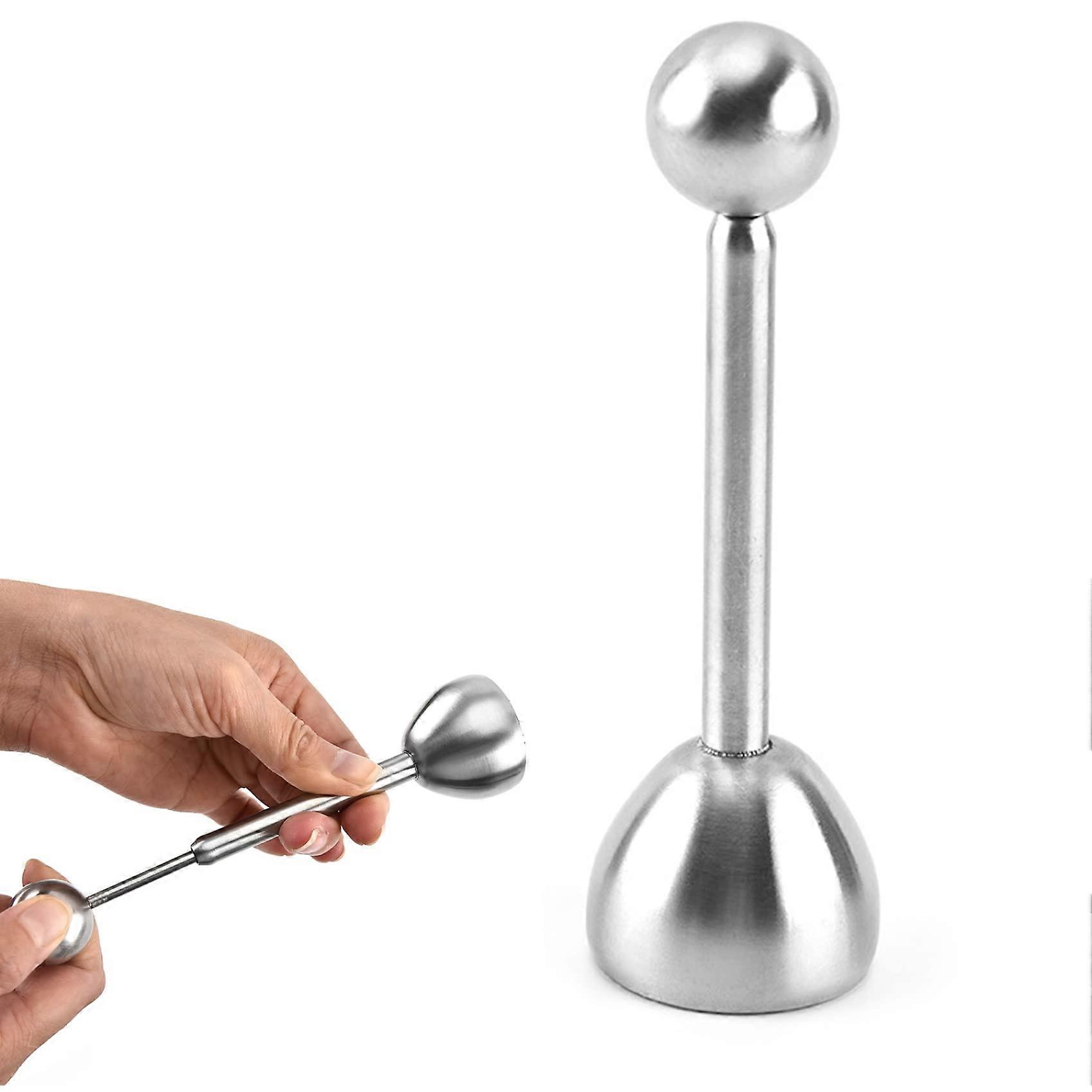 Egg Cutter Stainless Steel Egg Shell Opener for Easy Cracking Soft and Hard Boiled Eggs