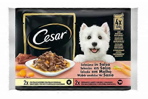 Cesar Comida Húmeda para Perros Multipack Selección Carnes Mixtas en Salsa