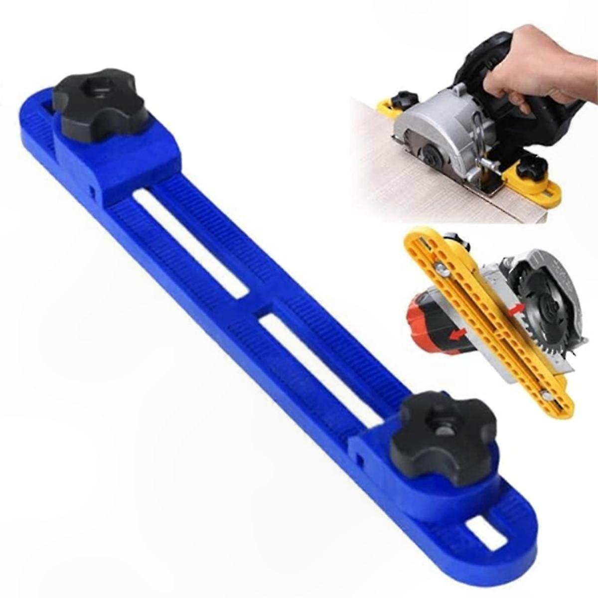 Adjustable Saw Guide for Woodworking, Circular Saw Milling Positioning Clamp, Adjustable Cutting Base for Precision Projects