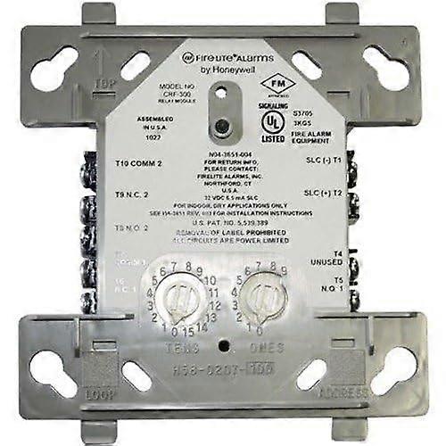 CRF300 Dual FormC Addressable Relay Module for Fire Alarm Control, Reliable Industrial Performance